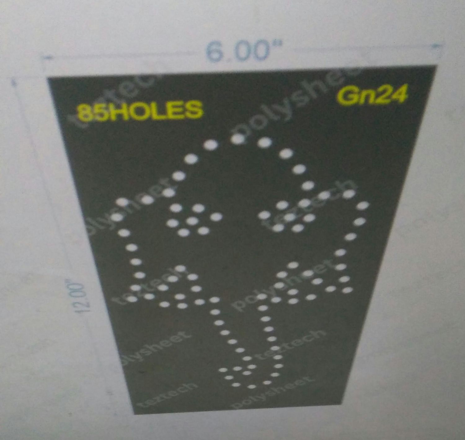 GN24  GANESHJI 1X0.5 FT  85HOLES
