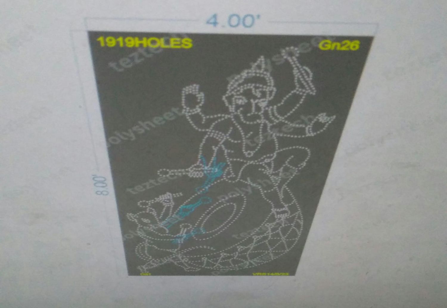 GN26 GANESH AND MUSK 8X4FEET 1919HOLES