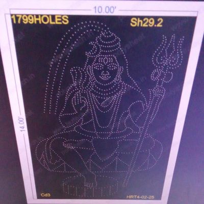 SH29.2 SHIVJI 4 PARTS 14X10 FEET 1799 HOLES