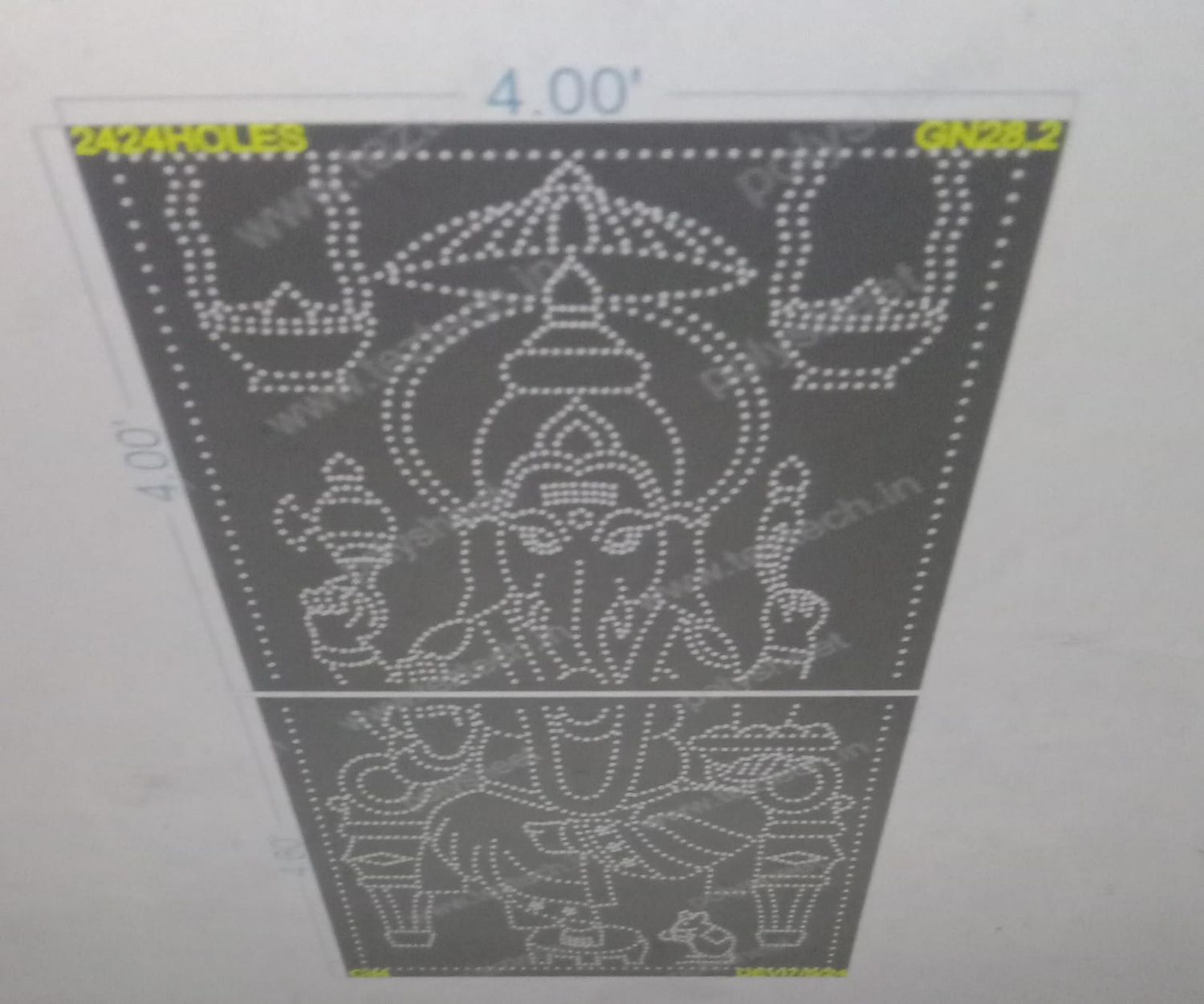 GN28.2 GANESHJI 8X4FEET 2424HOLES