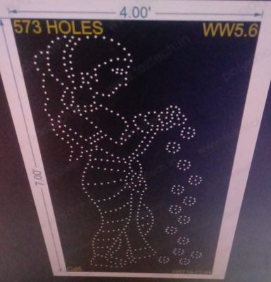 WW5.6 WELCOME WOMEN 7X4 FEET 573 HOLES