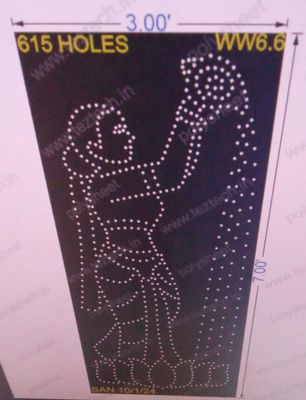 WW6.6 WELCOME WOMAN 7X3 FEET 615 HOLES