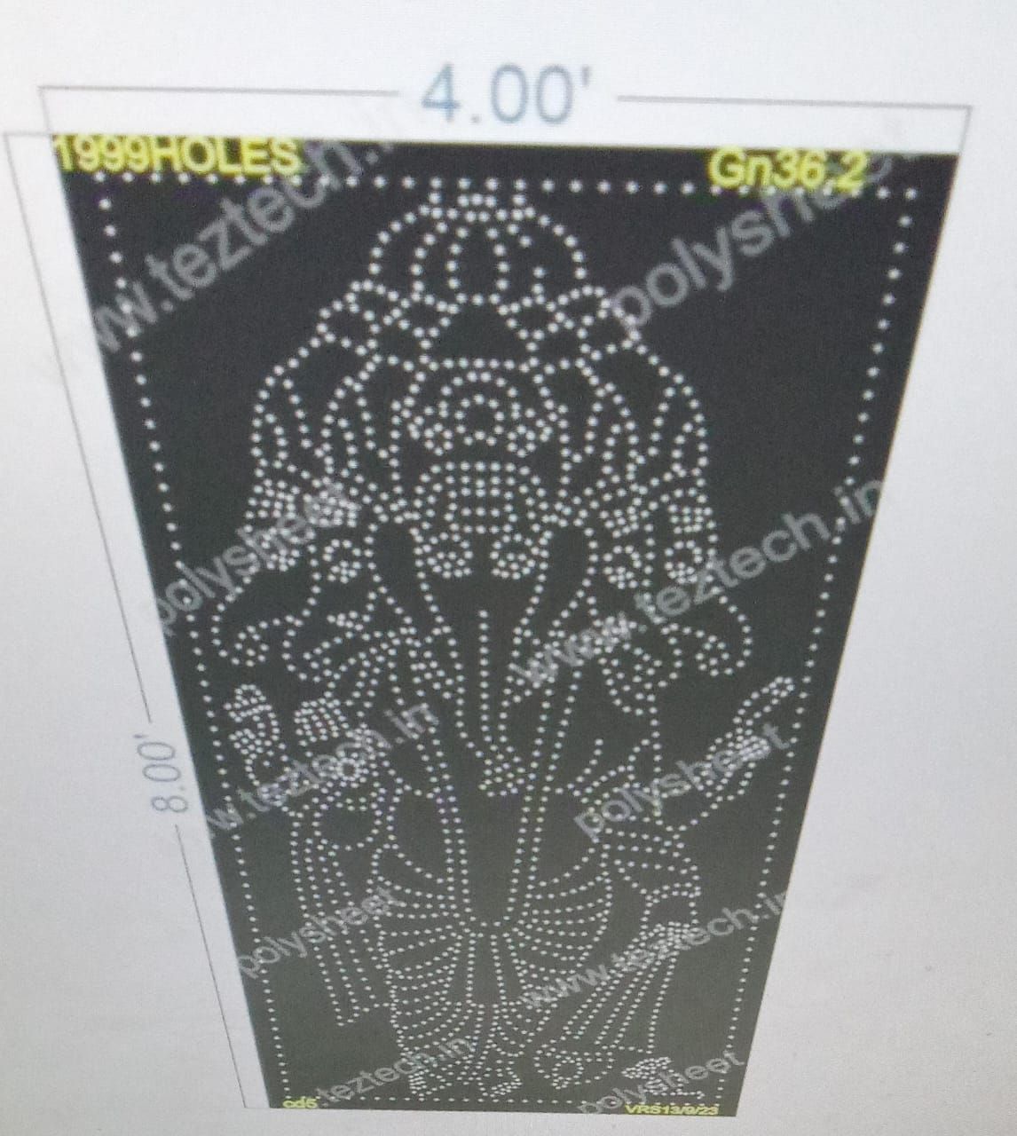 GN36.2 GANESHJI 8X4 FEET 1999HOLES