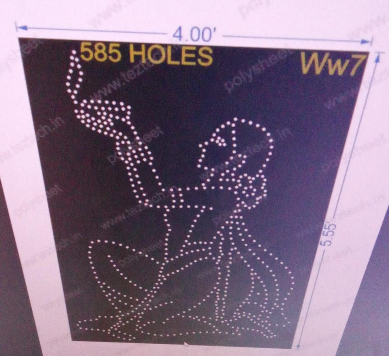 WW7 WELCOME WOMAN 5.55X4 585 HOLES