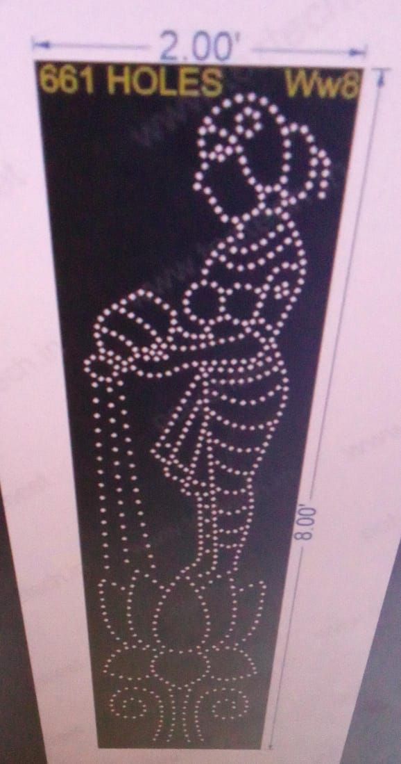WW8 WATER WITH WOMAN 8X2FT 661 HOLES