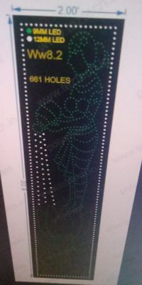 WW8.2 WATER WITH WOMAN 8X2FT 661 HOLES