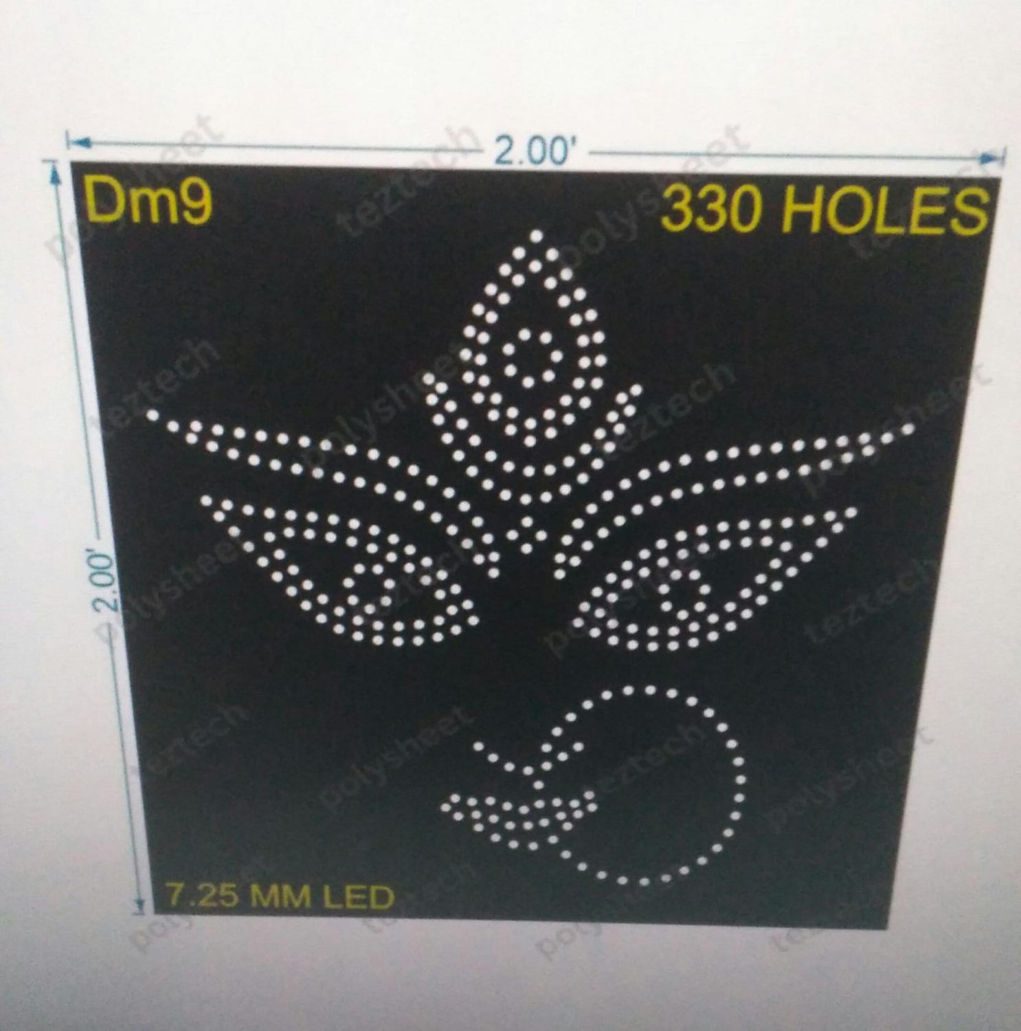 DM9 DURGA MATA  2x2 330 HOLES