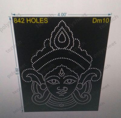 DM10 DURGA MATA  5X4FT 842 HOLES