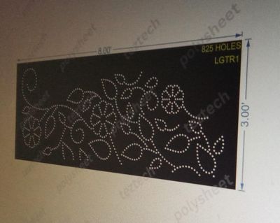 LGTR1 LEAF ROW1   1 PART 3X8 FEET 825 HOLES