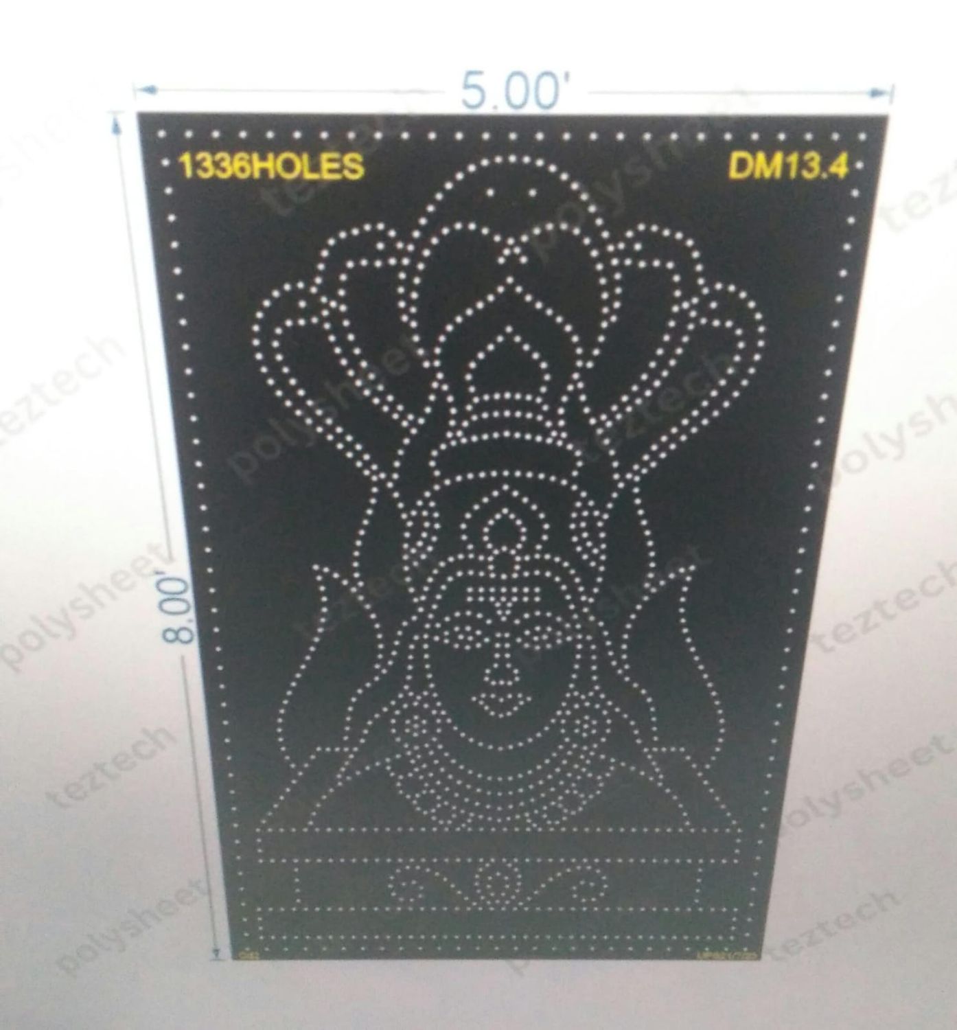 DM13.4 AGANI MATA 8X5 FEET 1336HOLES IN 2 PARTS