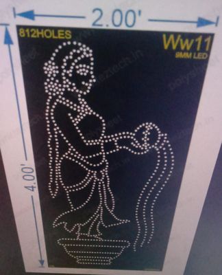 WW11 WELCOME WITH WOMAN 4X2FT 812 HOLES