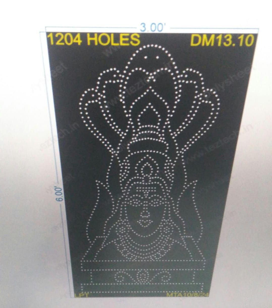 DM13.10 AGNI MATA 6X3 FEET 1204 HOLES
