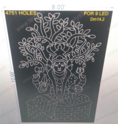 DM14.2  DEVI MATA  12x8 FEET  4751 HOLES