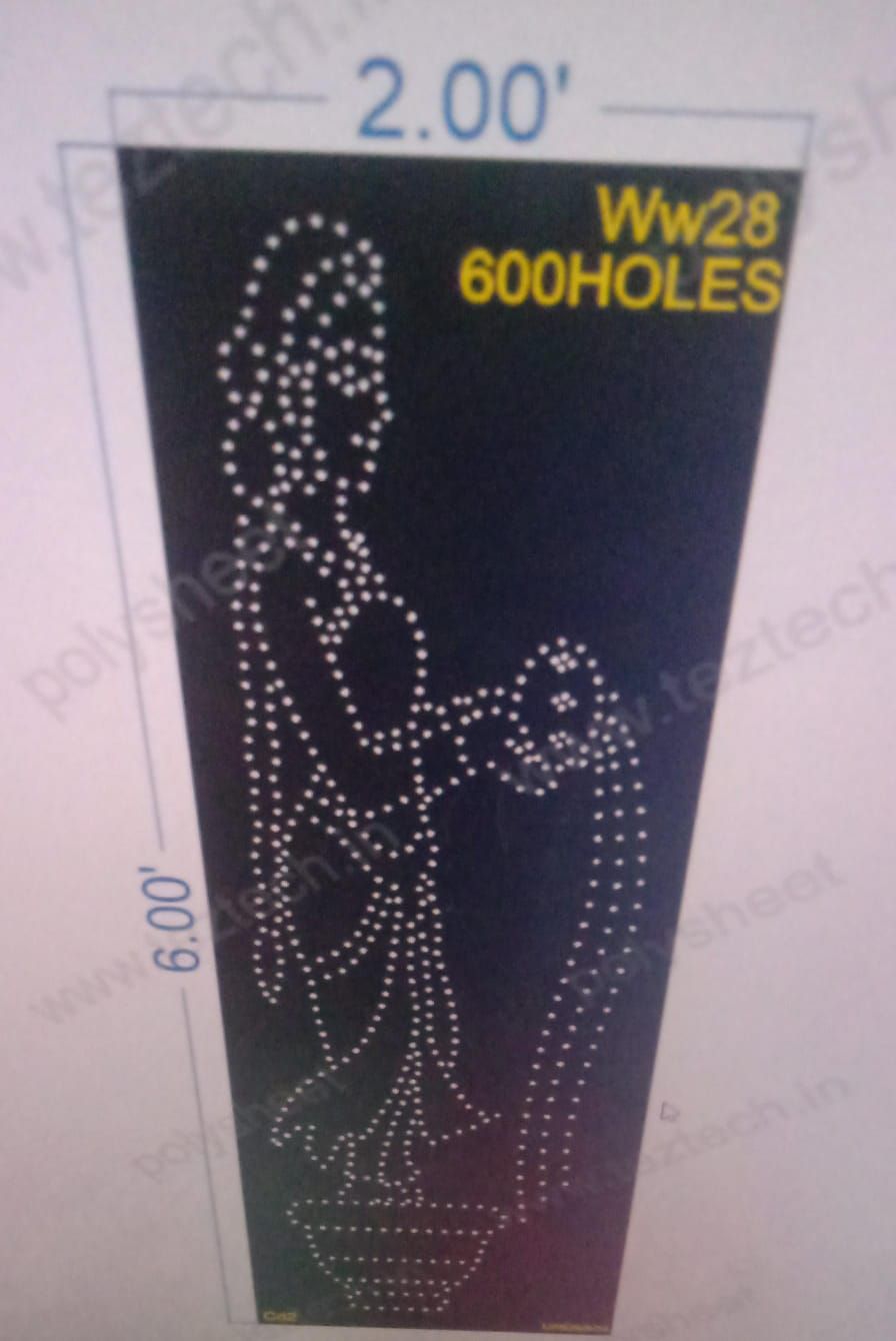 WW28 WOMAN WITH WATER 6X2 FEET 600 HOLES