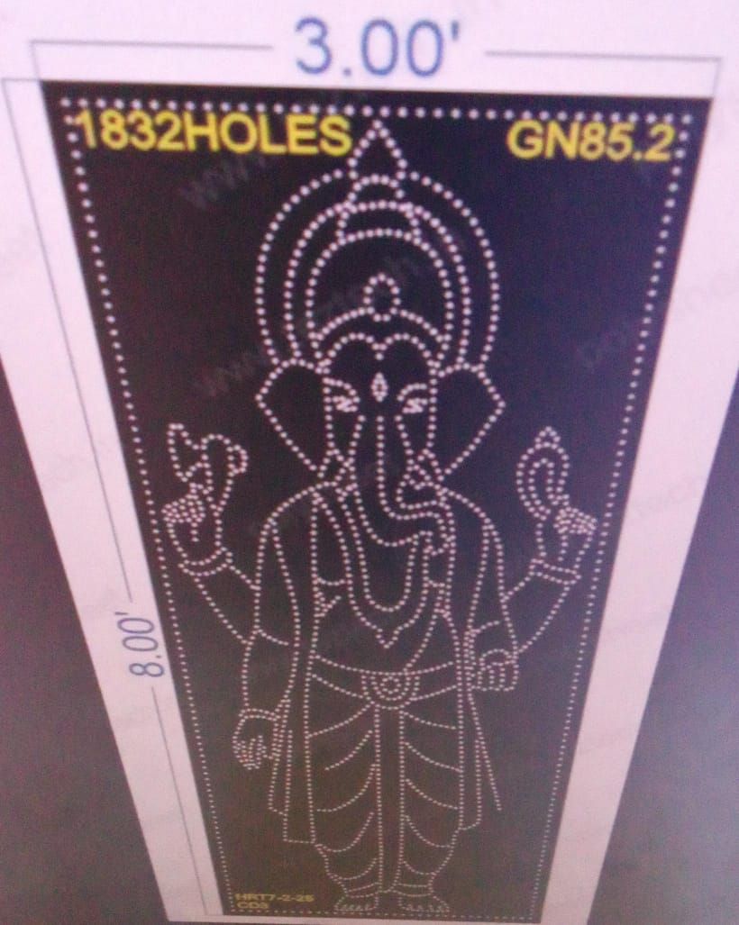 GN85.2 GANESHJI 3X8 FEET 1832 HOLES