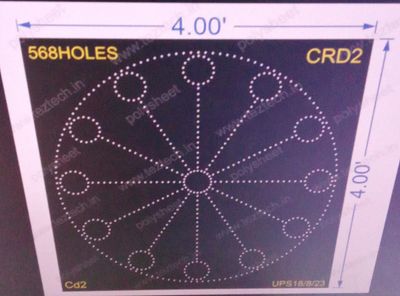 CRD2 CIRCLE WITH DESIGN 4X4 FEET 568 HOLES