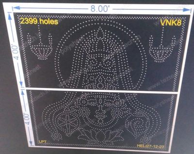 VNK8 VENKATESWARA  8X8 FEET 2399HOLES