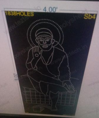 SB4 SAI BABA 8X4FEET 1838HOLES