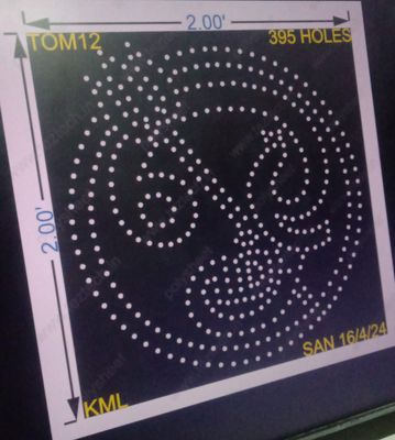 TOM12 TAMIL OM 2X2 FEET 395HOLES