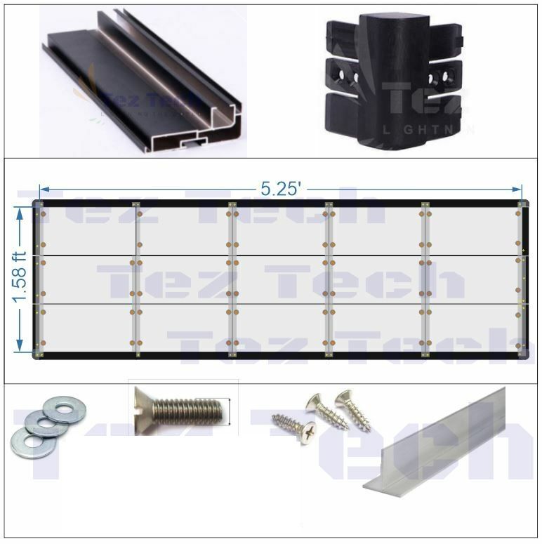 (FRM45) 1.58X6.3 FRAMING KIT P10 MODUAL PK36 (WITHOUT COVER)