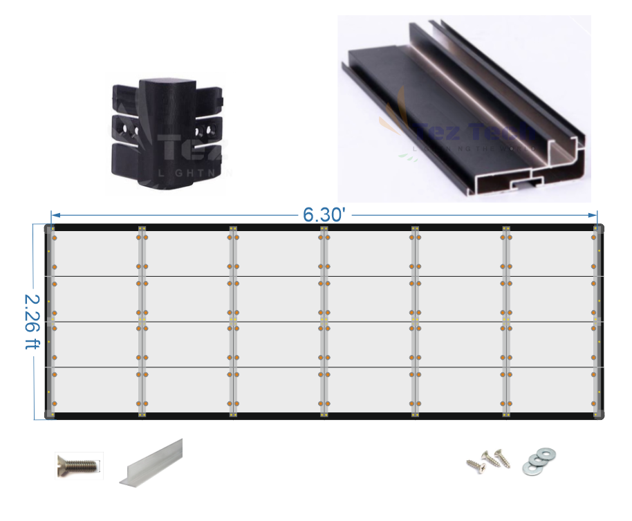(FRM26) 46P10 - 2.26x6.30  FEET (WITHOUT COVER)
