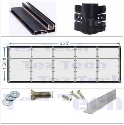 (FRM44) 1.58X5.25 FEET PK35  (WITHOUT COVER)