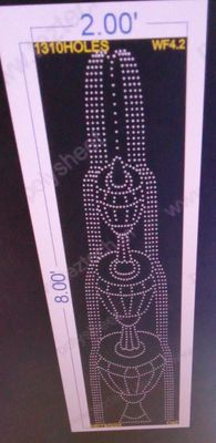 WF4.2  WATER FOUNTAIN 8X2 FEET 1310HOLES