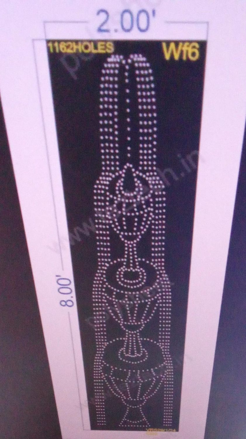 WF6 WATER FOUNTAIN 8X2 FEET 1162 HOLES