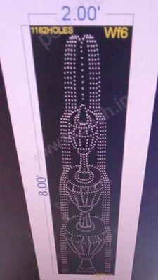 WF6 WATER FOUNTAIN 8X2 FEET 1162 HOLES