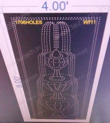 WF11 WATER FOUNTAIN 8X4 FEET 1706 HOLES