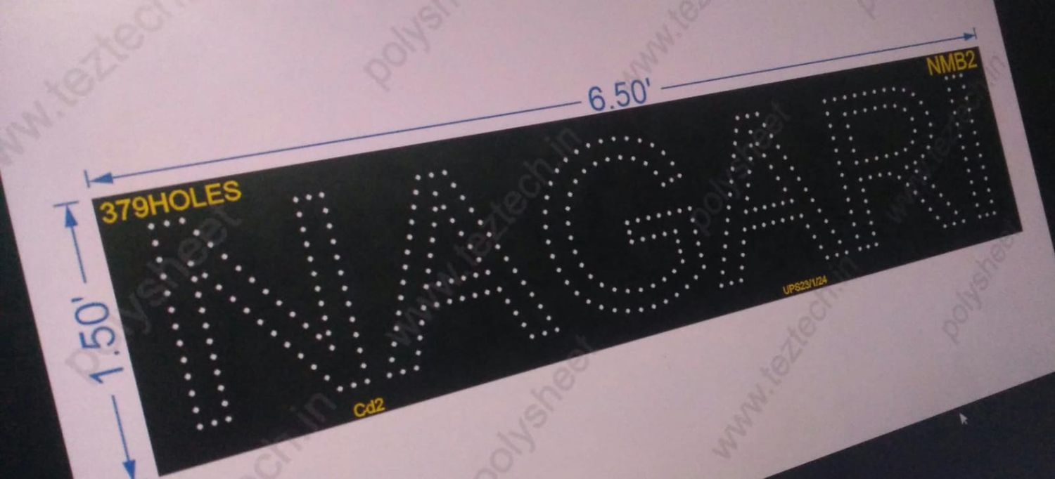 NMB2 NAGARI 1.5X6.5 FEET 379 HOLES