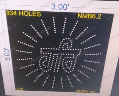 NMB6.2 HARI 3X3 FEET 334 HOLES