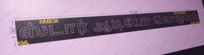 NMB35 NAME BOARD 1.5X8 FEET 655 HOLES