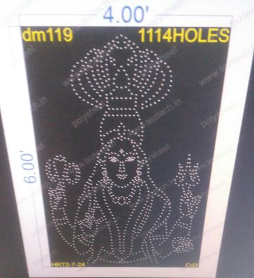 DM119 DEVI MATA 6x4 FEET 1114 HOLES