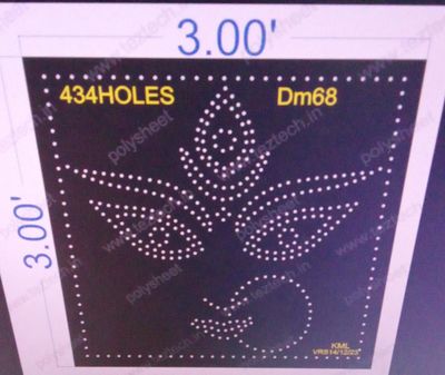 DM68 DEVI MATA  3X3 FEET 434 HOLES