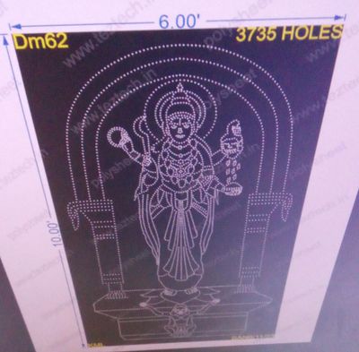 DM62 DEVI MATA 10X6 FEET 3729 HOLES (3 PARTS)