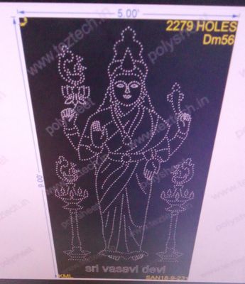 DM56 SRI VASAVI DEVI 9X5FEET 2279HOLES (3 PARTS)