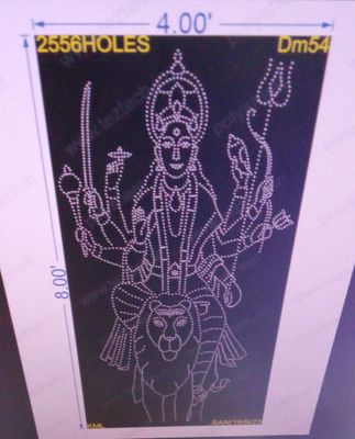 DM54 DURGA MATA 4X8FEET 2556HOLES