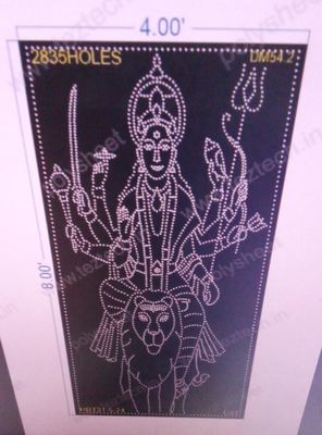 DM54.2 DURGA MATA 4X8FEET 2835HOLES (2PARTS)