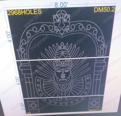 DM50.2 RENUKA DEVI MATA  10X8FEET 2938HOLES