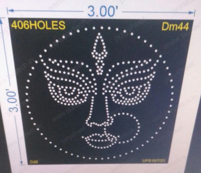 DM44 DURGA MATA  3X3 FEET 406HOLES