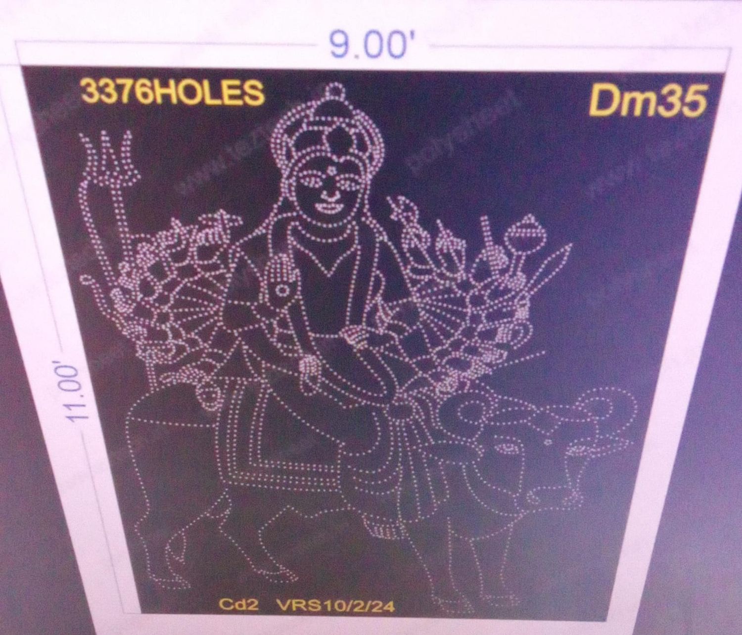 DM35 VIHAT MA  11X9FEET 3376HOLES