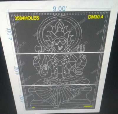 DM30.4 DEVI MATA  12X9FEET 3584HOLES 3PARTS
