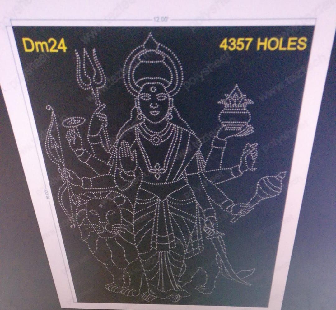 DM24  DURGA MATA 16X12 FEET 4357 HOLES