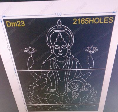 DM23  LAXMI MATA 7X9 FEET 2165HOLES