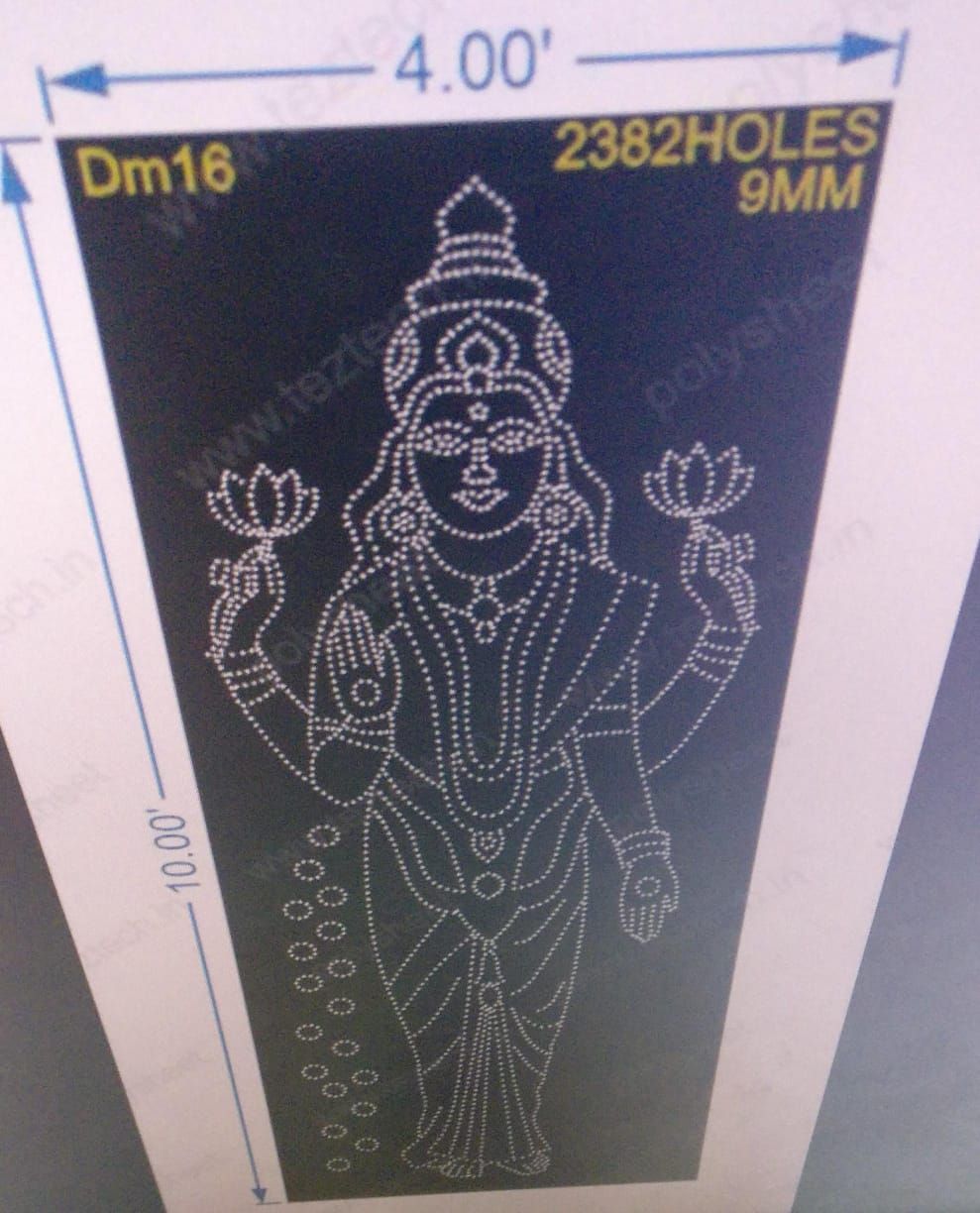 DM16  LAXMI MATA  10X4 FEET  2382 HOLES