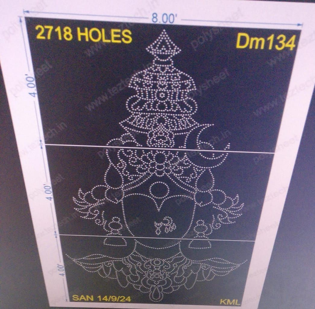DM134  BANASHANKAI DEVI MATA 12X8 FEET 2718 HOLES