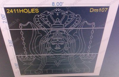 DM107  DEVI MATA 8X8 FEET 2411 HOLES (3 PARTS)