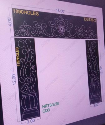 DGT36.2 DESIGNER GATE 3 PARTS 16X16 FEET 4204 HOLES