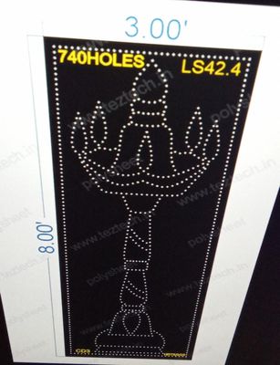 LS42.4 LAMP STAND 8X3 FEET 740 HOLES